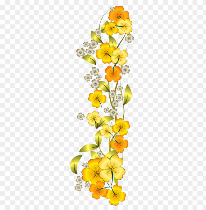 yellow flower decor