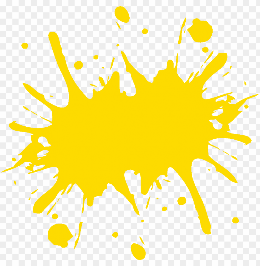 yellow paint splash png, splash,yellow,paint,png