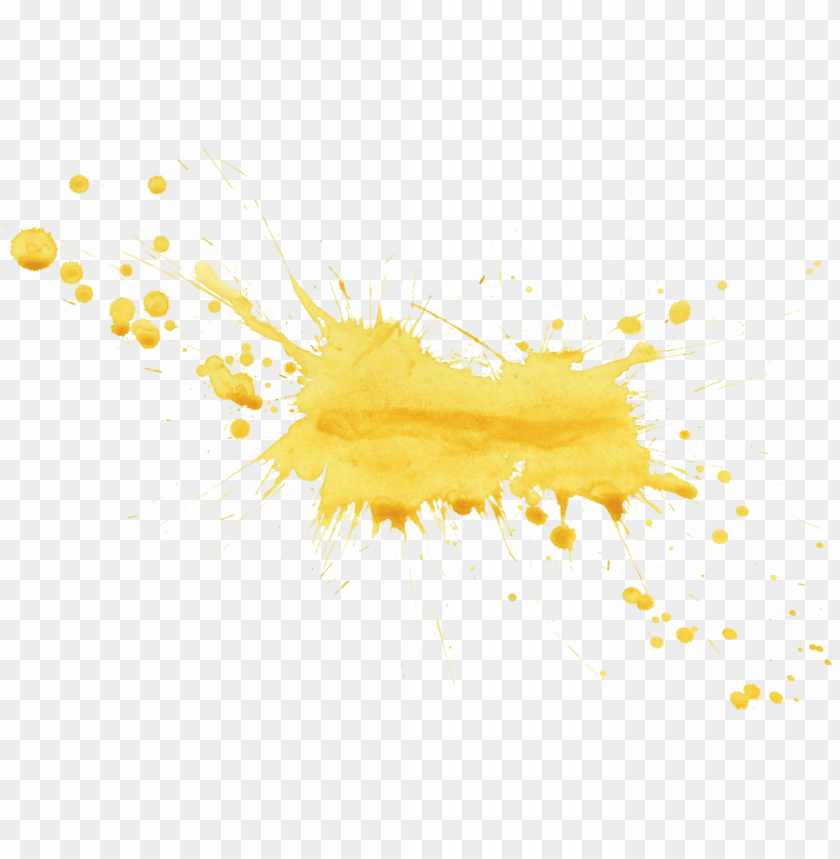 yellow paint splash png, splash,yellow,paint,png