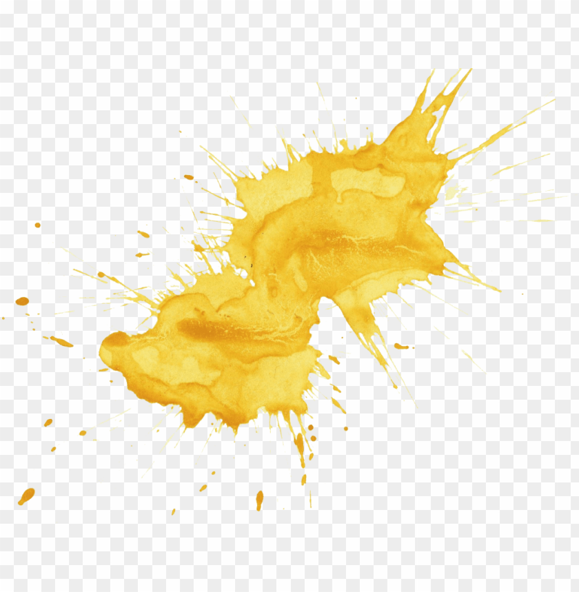 yellow paint splash png, splash,yellow,paint,png