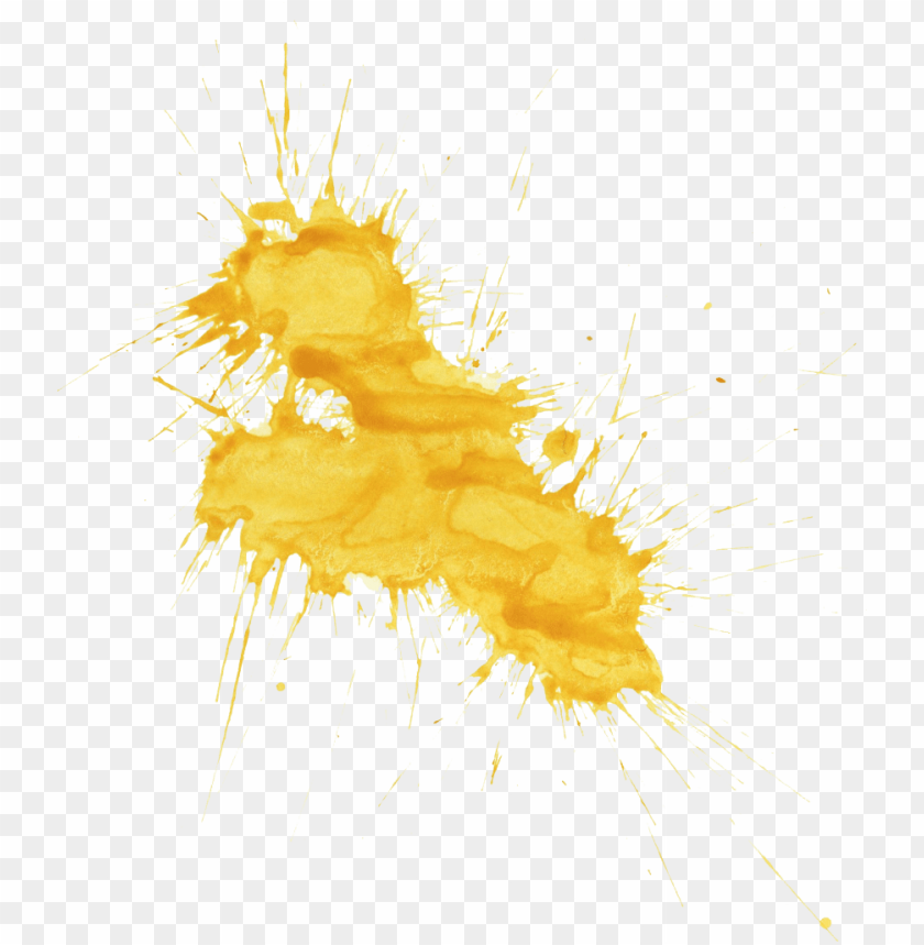 yellow paint splash png, splash,yellow,paint,png