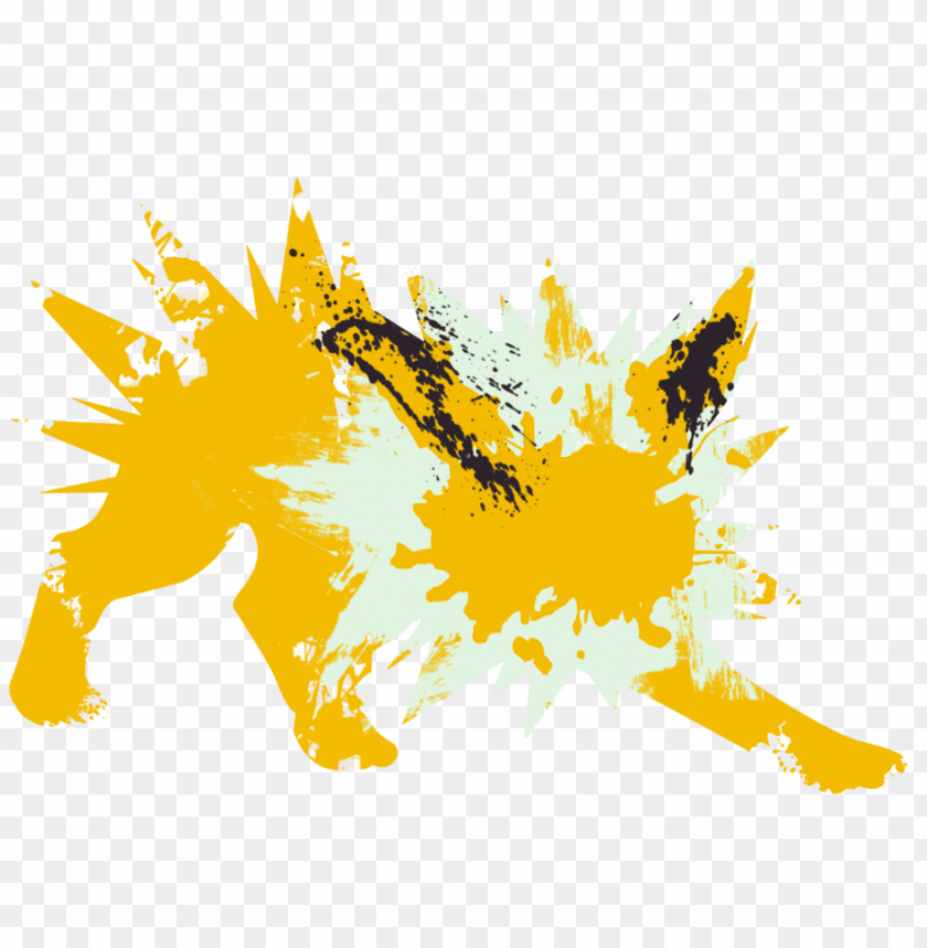 yellow paint splash png, splash,yellow,paint,png