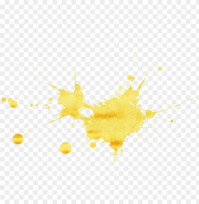 yellow paint splash png, splash,yellow,paint,png