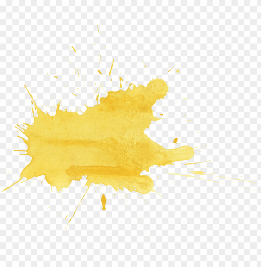 yellow paint splash png, splash,yellow,paint,png