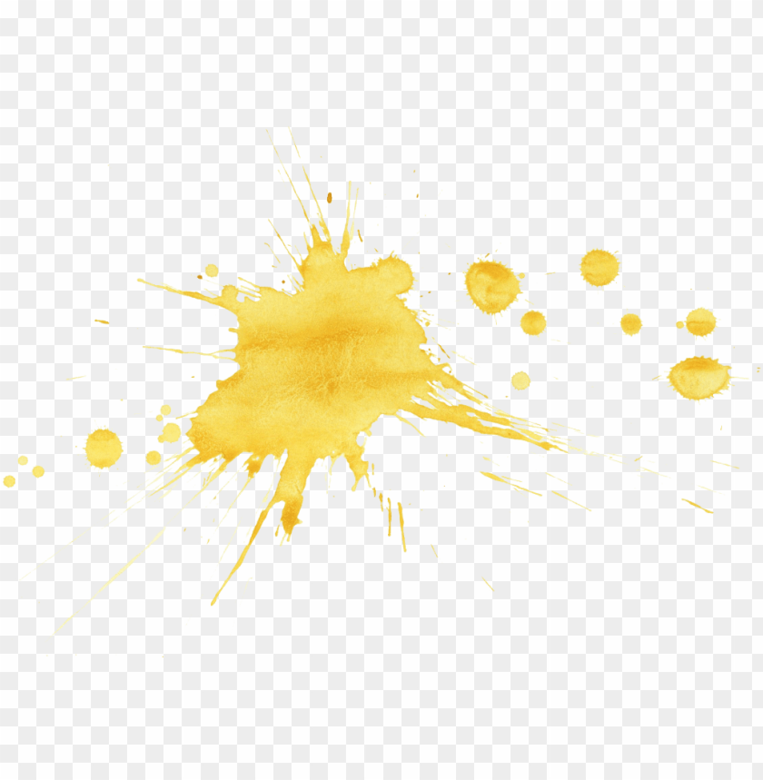 yellow paint splash png, png,splash,paint,yellow