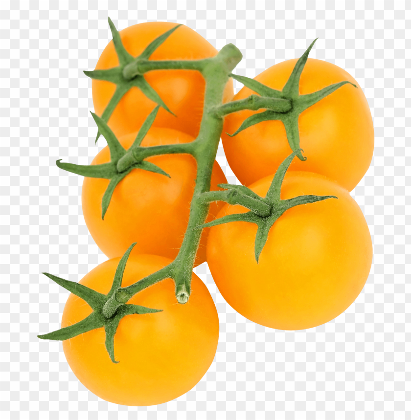 Yellow Tomatoes PNG, food, vegetable, object