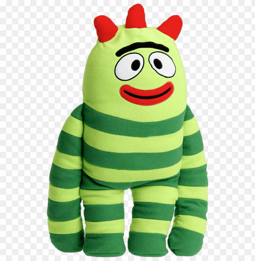 at the movies, cartoons, yo gabba gabba, yo gabba gabba brobee doll, 