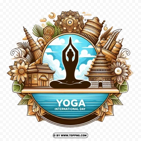 Yoga International Day PNG Transparent Background